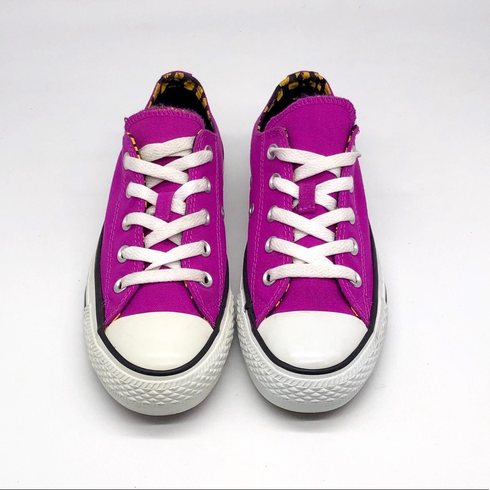Converse Chuck Taylor Low Top Purple Sneakers - Picture 3 of 8